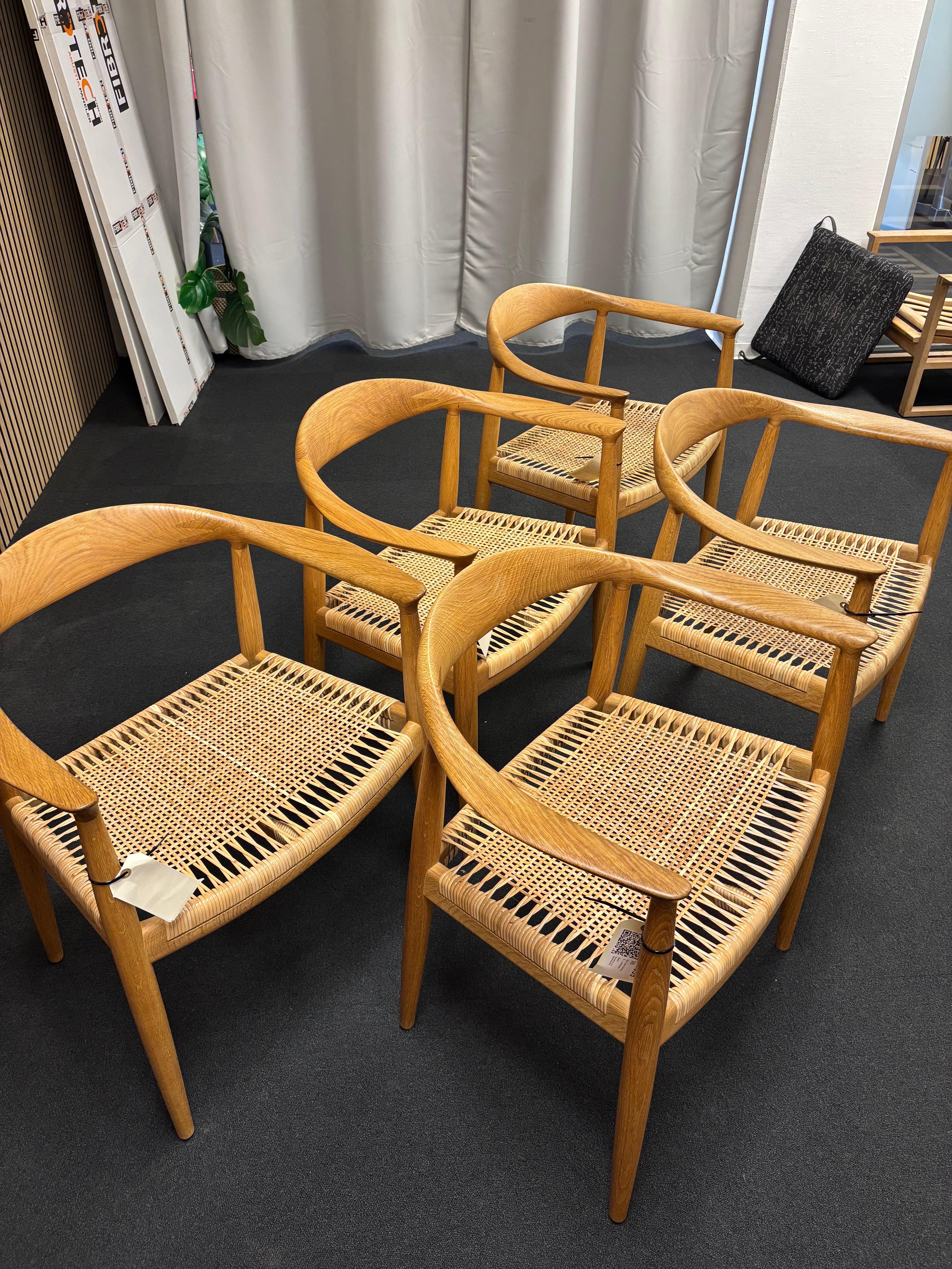 5 stk. PP513 i olieret egetræ